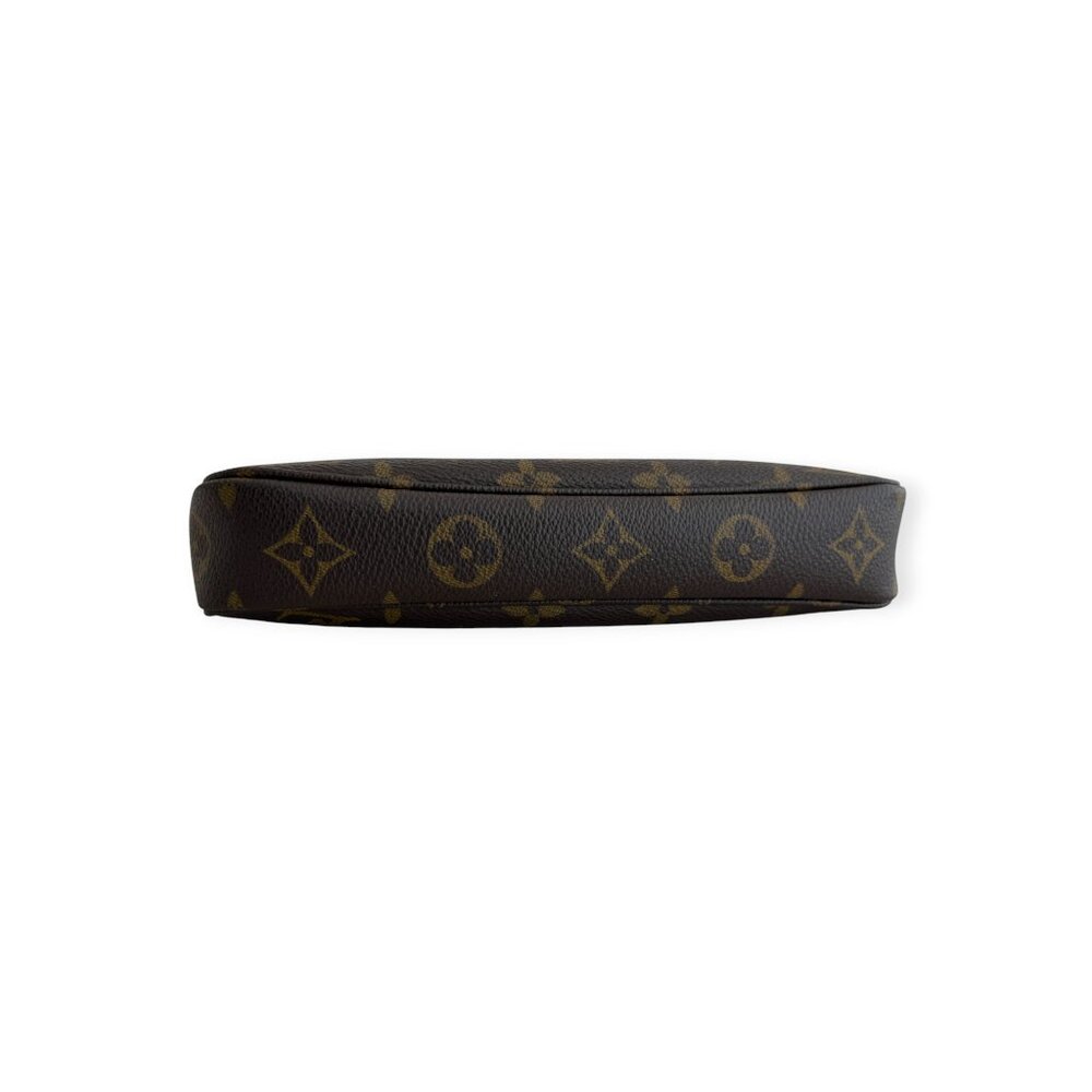 Authentic Louis Vuitton Monogram Pochette Accessories Mini Top Handle Bag - Picture 3 of 12